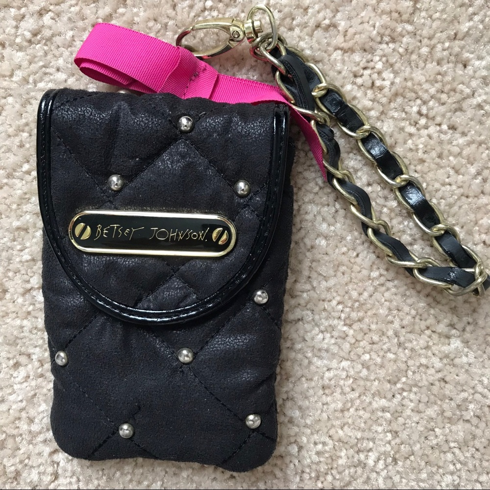 SOLD — Betsey Johnson Wristlet Clip